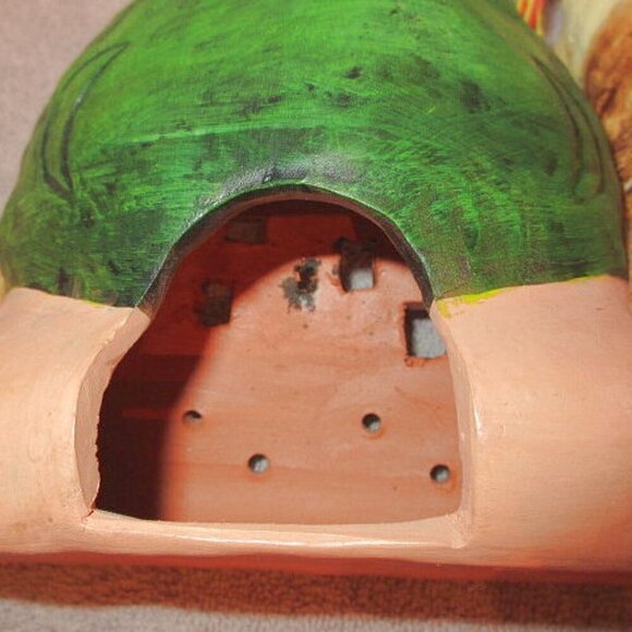 3D Peruvian LLAMA Inca INCENSE Smoker CANDLE Holder ART POTTERY Machu Picchu - Picture 9 of 10